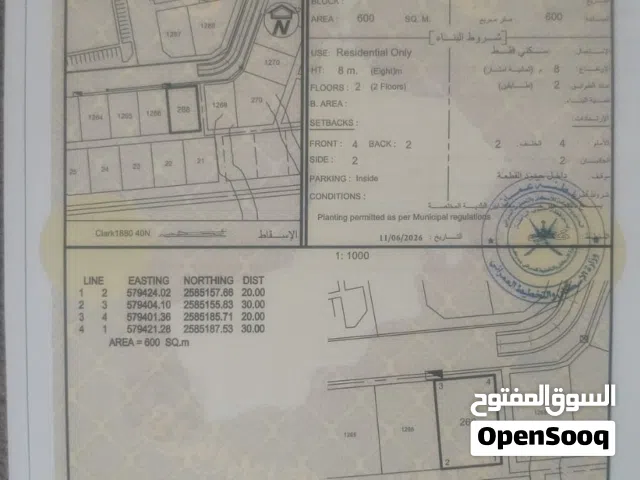 Residential Land for Sale in Al Batinah Nakhl