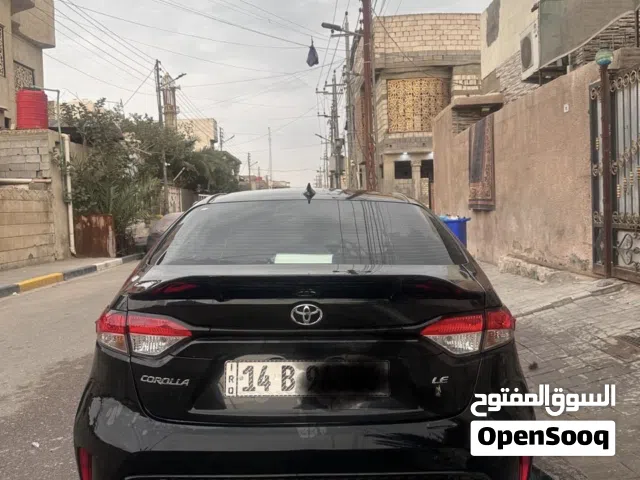 كورلا اسود موديل 2022 وارد انريكي  مضروبه بجم