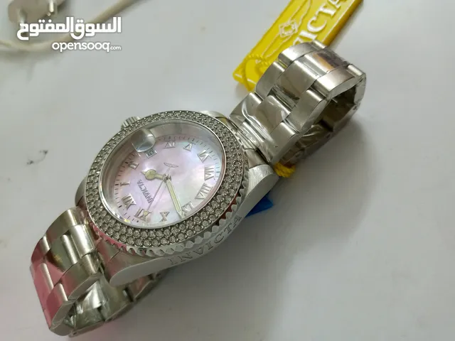 ساعة انفيكتا لون زهري