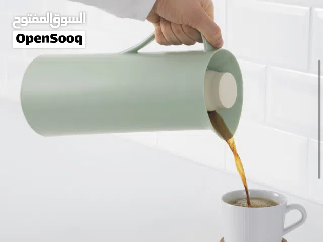 مطارات شاي وقهوه عدد 4 لون اخضر سعة لتر