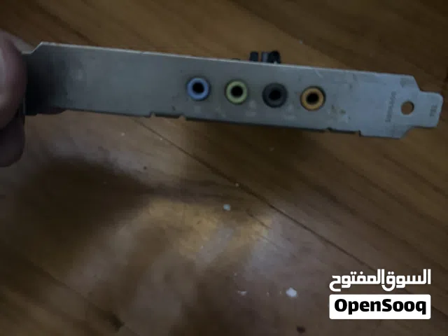 بطاقات صوت وبطاقات وايفاي مستعمل