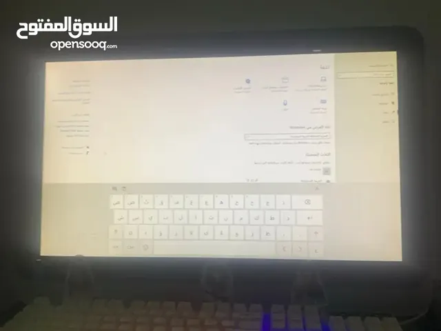 للبيع كمبيوتر مكتبي اتش بي نظيف مره ماشي على صيانتته والجهاز بحاله ممتازه جدا ويوجد لديه تاتش