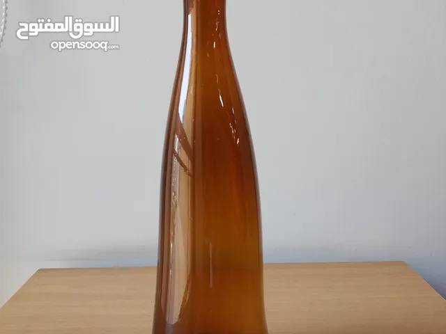 Vintage Browm Glass Vase – Elegant Handcrafted Look