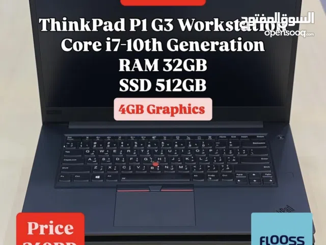 Lenovo ThinkPad P1 G3 Core i7-10th Generation
