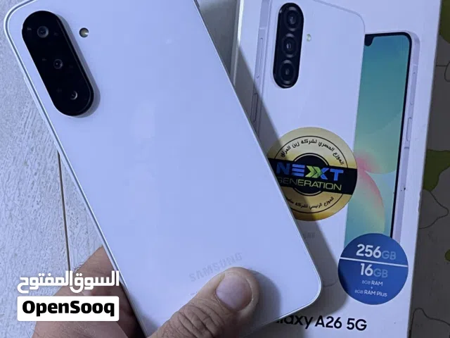 سامسونج A 26 استخدام شهر ذاكرة 256 والعشوائية 8