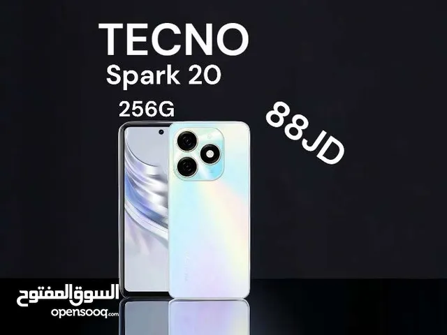 Tecno spark 20 /256g/16Ram/تيكنو تكنو سبارك الاصدار الأحدث جديد كفالة الوكيل الرسمي