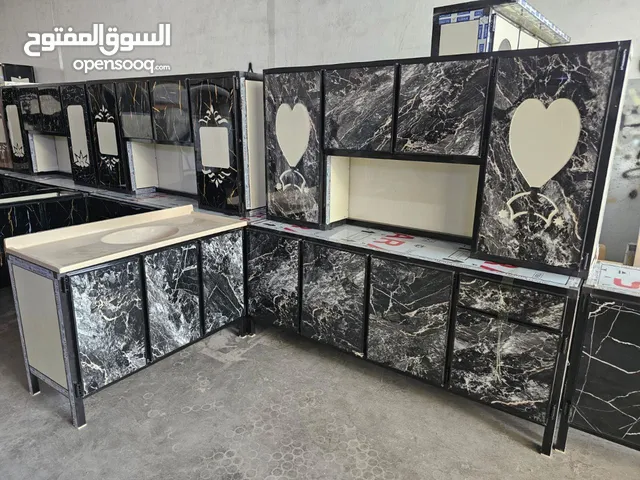 كاونتر مع ملحق قياس مترين مع سنك قياس متر و 20 سم مرمر
