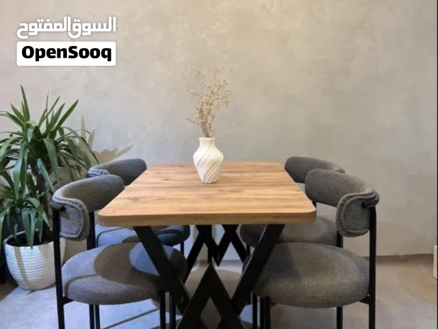 ميز طعام 4كراسي اطول 120 العرض 80