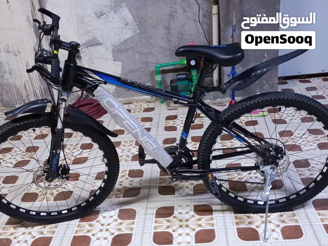 بايسكل ياباني ماركه CFENG C6 اسود خط ازرق للبيع نظيف استخدام اقل من شهر