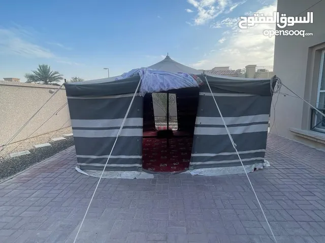 furnished tent
