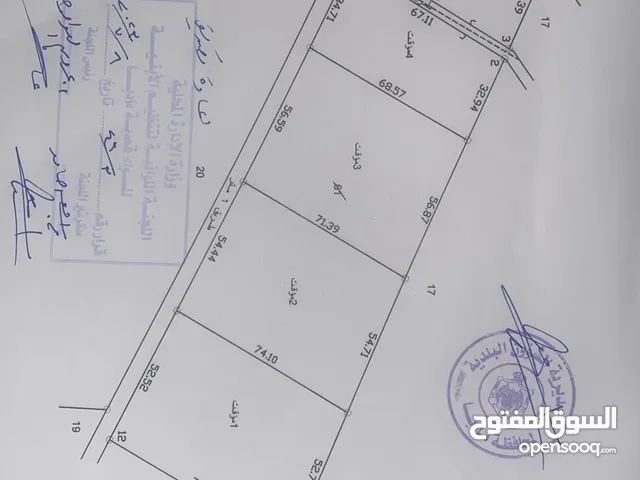 أراضي مميزة مفروزة 4 دونمات للبيع في محافطة مادبا/الهلالية بالقرب من الجامعة الأمريكية بمقابل القطعة