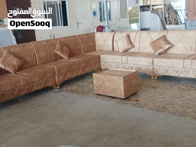 كرسي جديد على شكل حرف L New sofa set L shape
