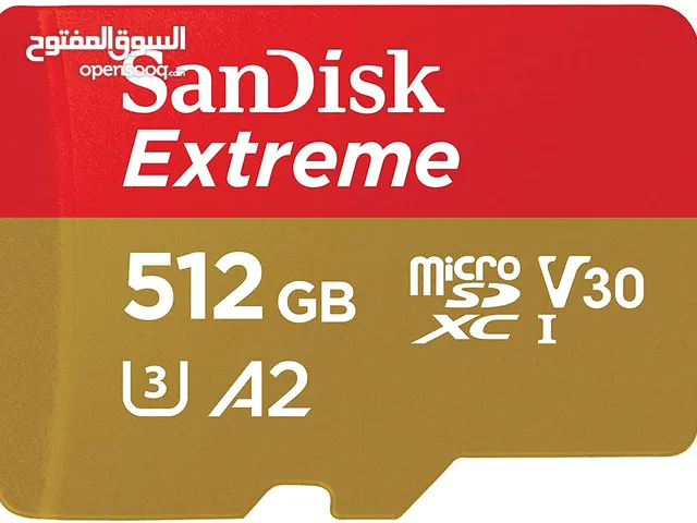 بطاقة ذاكرة مواصفات عاليه SanDisk Extreme 512 GB