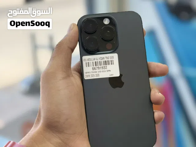 iPhone 16Pro256Gb black Titanium Arabic Oman Official version clean fantastic Amazing Phone