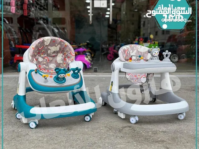 كراجة تعليم مشي امتياز اوربي مع وكر لتعليم المشي و كرسي طعام