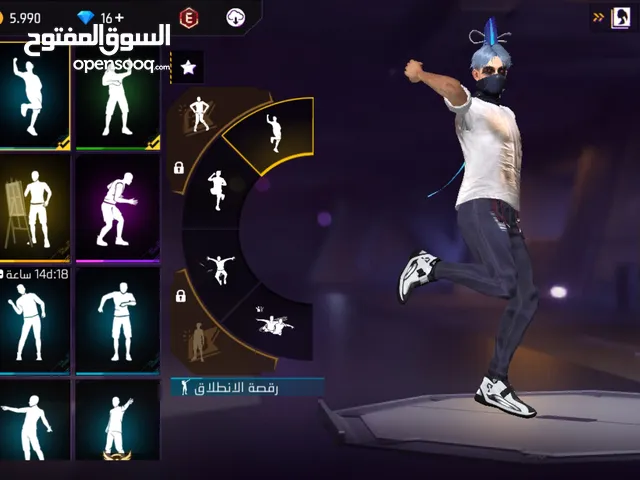 حساب فري فاير من 2019 جيد جداا