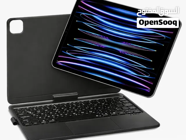 حافظة لوحة مفاتيح مغناطيسية حافظة لوحة مفاتيح مضيئة للايباد (مغناطيسية) - لـ iPad Pro 11, Air 10.9,