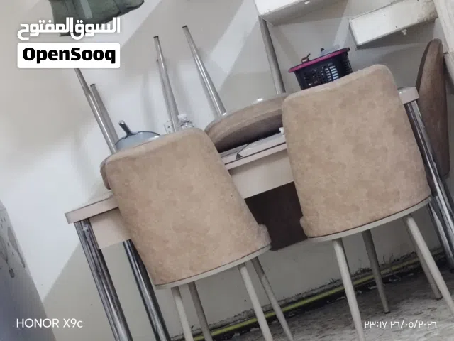 كنتور صاج عراقي اصلي 4 باب   مجمده جدا نظيفه استعمال قليل ميز طعام تركي 6 كراسي