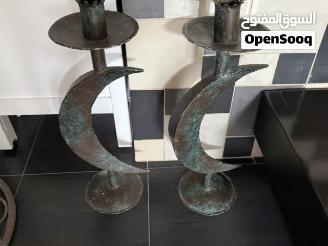 شمعدانات معدنية انتيك