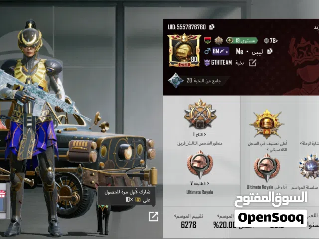 Pubg Accounts and Characters for Sale in Benghazi
