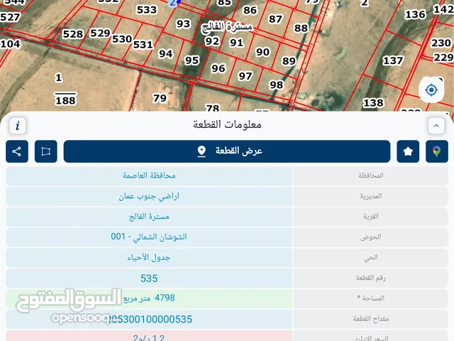 Farm Land for Sale in Amman Al Jizah