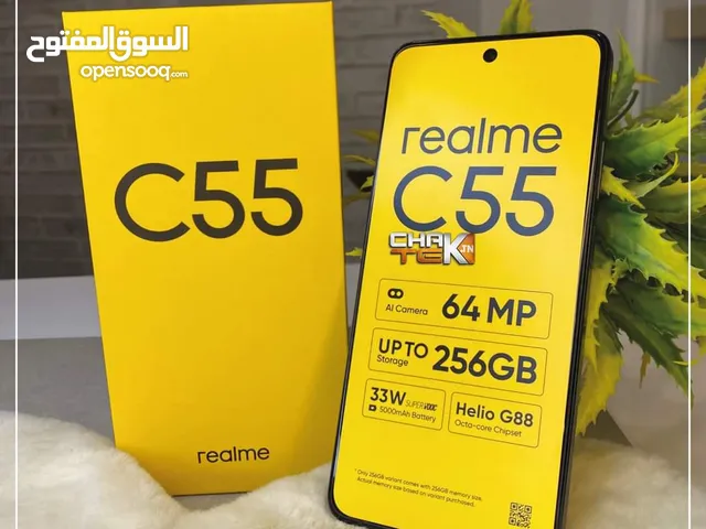 جهاز جديد Relmi C55 رام 12 جيجا 128 مكفول سنة ونص متوفر توصيل