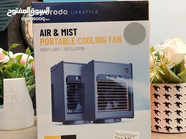 Porodo Lifestyle Air & Mist Portable Cooling Fan With Night Light
