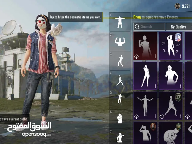 حساب ببجي نادر فيه akm الفزاعة وامفور ثلجي ولبسات نادرة ينربط اي شي