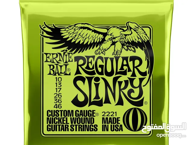 اوتار جيتار الكترك – Ernie Ball 2221 Regular Slinky Nickel Wound Set (10-46)