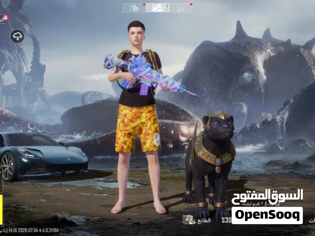 بيع حساب بوبجي نادر بسعر 2500