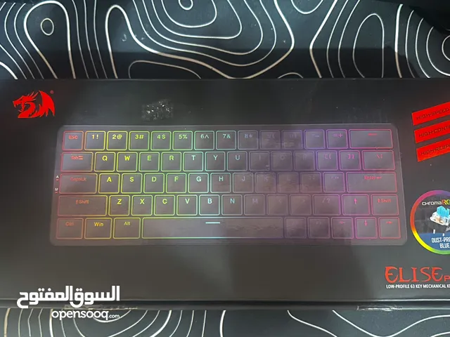 Keyboard red dragon elisce pro Used only 3months Blue switches Plus free keycaps and free Switch