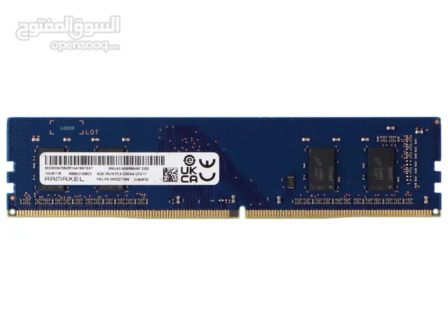 ram 4+4g 3200 ramaxel شبة جديد