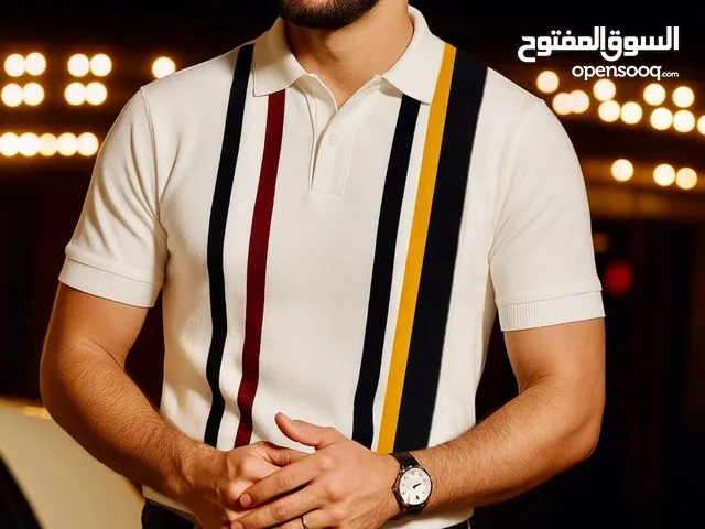 تيشيرت عجينه تريكو أناقـة بتفاصيل فريدة وجودة تبهرك! تيشيرت رجالي بخامة عجينة مميزة