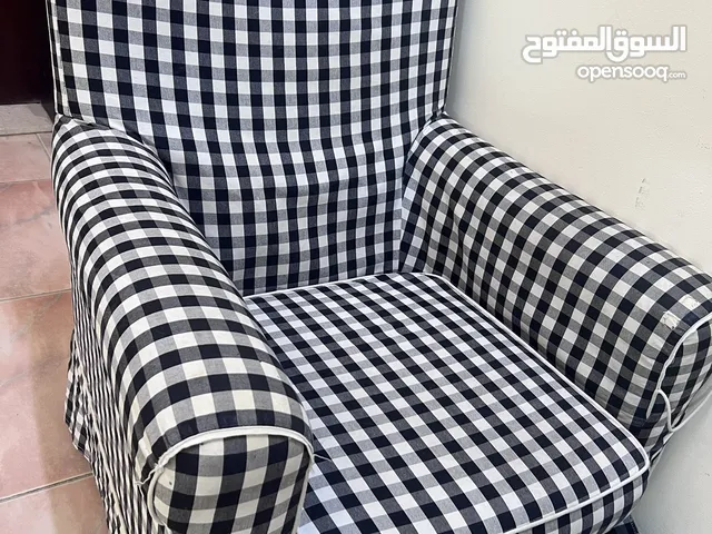 Single IKEA sofa in good condition, price only 100 dirhams, WhatsApp