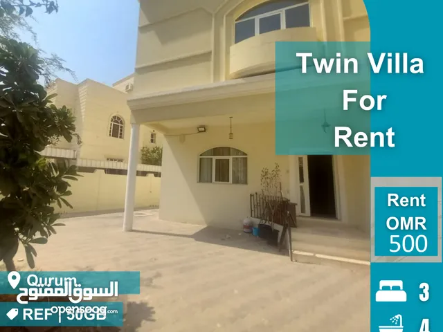 Nice Twin Villa for Rent in Al Qurum  REF 50GB