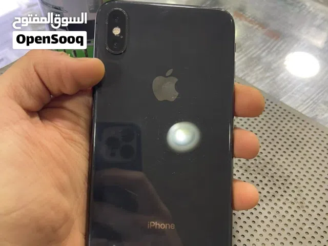 مكان المحل فيصلiPhone xs max 256 مغير شاشة بدون رسالة مغير بطارية 100٪ شغال Face id فاضى