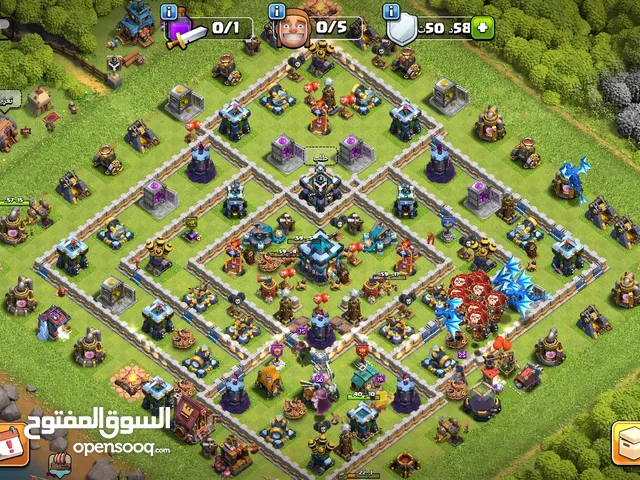 يوجد حسابات كلاش اوف كلانس للبيع بسعر مغري + كلان قوي بس بدو اهتمام