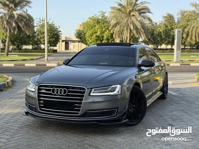AUDI A8L - 2015 - panoramic full option 360 camera carbon, fiber, body kit GCC