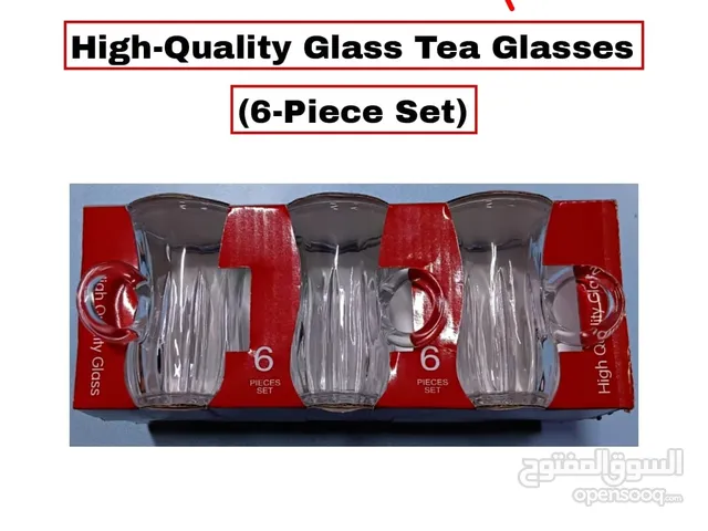 6 Pcs Tea Glasses with Handle - High-Quality Turkish Style - BEST DEAL 2 BD