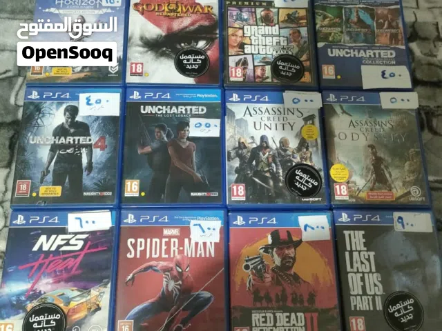 العاب للبلاي ستيشن وشاحن للدراعات داخل اسيوط
