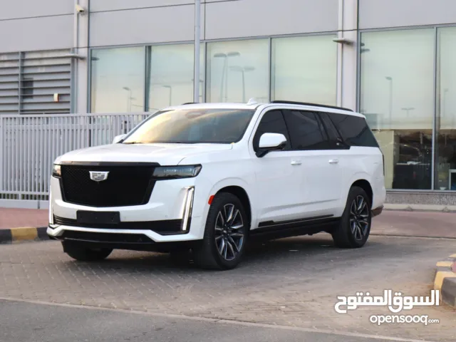 ESCALADE 600 ESV 2021 GCC 42000km only كاديلاك اسكاليد خليجي تحت ضمان الوكاله بحاله الوكاله like new