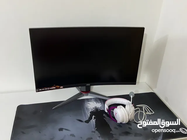 شاشة گيمنك استعمال 4 اشهر مع ضمان سنة