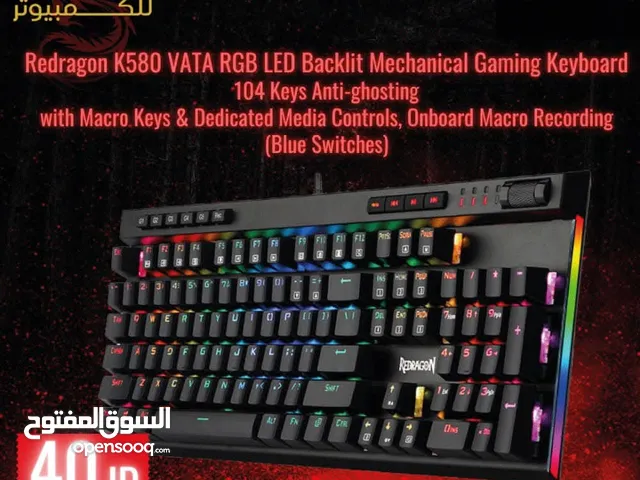 Redragon K580 VATA RGB LED Backlit Mechanical Gaming Keyboard