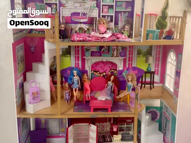 بيت باربي اوروبي خشب ثقيل طول مترو70 عرض متر و 10