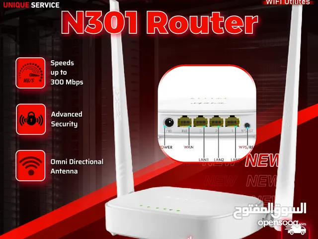 راوتر انترنت شبكات انترنت وايرلس تيندا Tenda N301 Router For internet connection