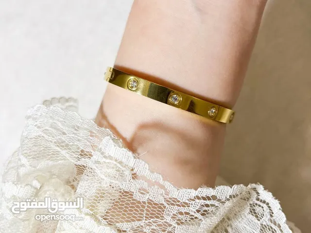مجوهرات مطلية بالذهب ضد الحساسية لون ثاابت