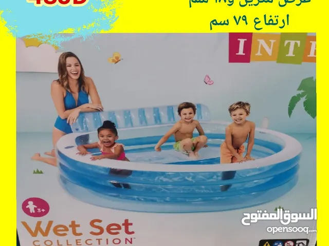 برك سباحة انتكس نفخ واعمدة