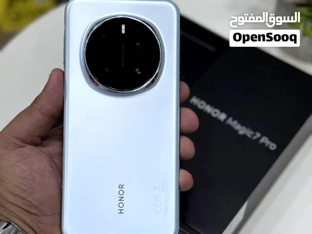 عرض خاص : honor magic 7 pro 512gb هاتف بحالة ممتازة مستعمل فترة بسيطة مع ضمان و بأقل سعر