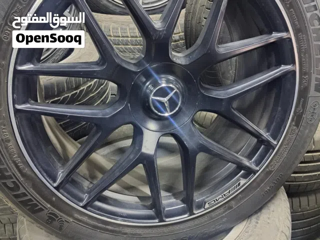 جنط مرسيدس اصلي مستعمل مقاس 21 مع اطارات