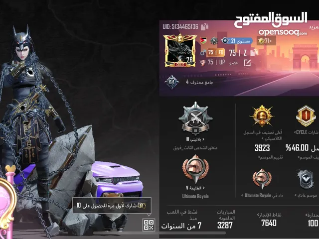 Pubg Accounts and Characters for Sale in Mafraq